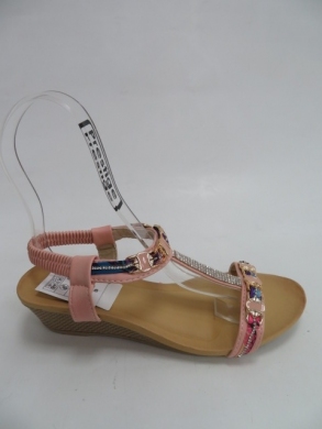 Sandały Damskie na koturnie (36-41) 1987 PINK