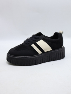Buty sportowe damskie na płaskim (36-41) A3013 BLACK
