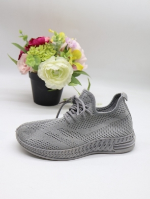 Buty sportowe damskie na płaskim (36-41) 0578 GREY