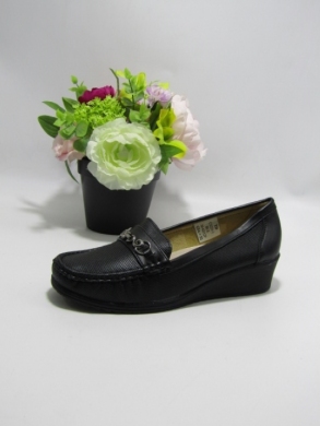Półbuty damskie na koturnie (36-42) C2225-1 BLACK