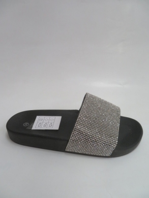 Klapki damskie na płaskim (36-41) LS18-1 BLACK