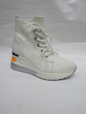 Botki damskie na koturnie (36-41) HQ292 WHITE
