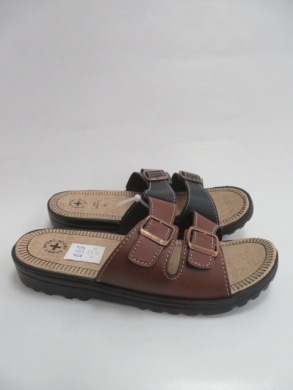 Klapki męskie (41-46) 3740 BLACK/BROWN