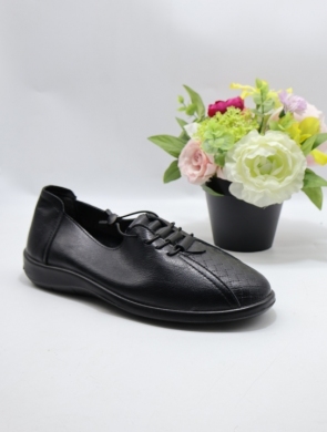 Półbuty damskie na płaskim (39-43) DX8111 BLACK