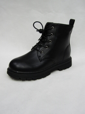 Botki dziewczęce ocieplane (31-36) 612C BLACK