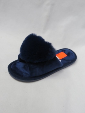 Kapcie damskie ocieplane (36-41) G12 NAVY