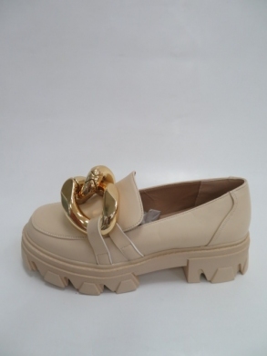 Mokasyny damskie na koturnie (36-41) NC1222 BEIGE