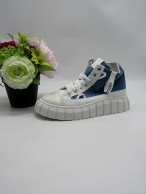 Buty sportowe damskie na płaskim (36-41) XLL-23186 BLUE