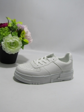 Buty sportowe damskie na płaskim (36-41) BO-846 ALLWHITE