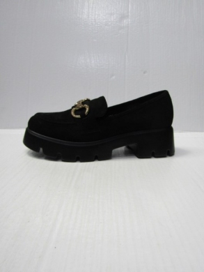 Mokasyny damskie na płaskim (36-41) DF-18 BLACK