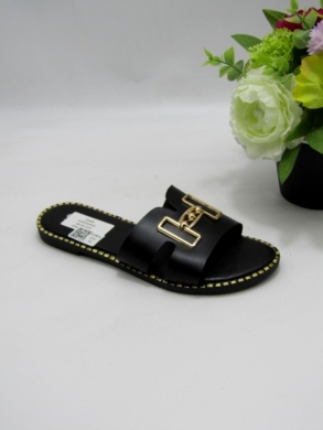 Klapki damskie na płaskim (36-41) 5169 BLACK