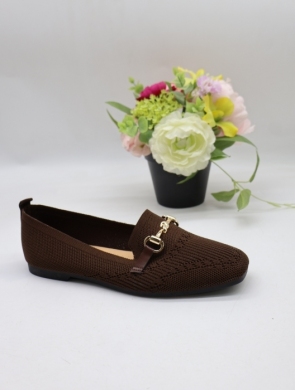 Mokasyny damskie na płaskim (36-41) PS770-7 BROWN