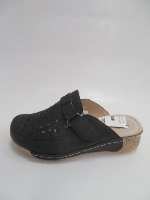 Klapki damskie na koturnie (36-41) J6-13 BLACK