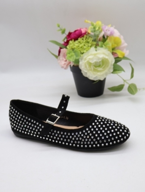 Baleriny damskie (36-41) L11-263 BLACK