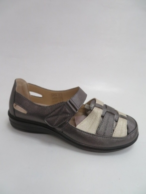 Półbuty damskie na płaskim (37-42) R61315-5 GREY