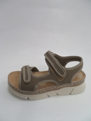 Sandały damskie na koturnie (36-41) J26-2 LBEIGE