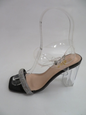 Sandały damskie na obcasie (36-41) QL-214 BLACK