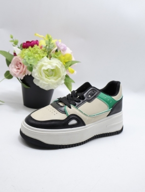 Buty sportowe damskie na płaskim (36-41) 9081 BLACK