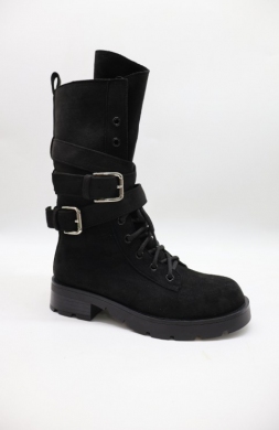 Botki damskie na płaskim (36-41) K757 BLACK