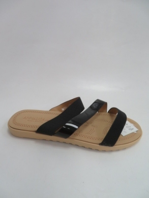 Klapki damskie na płaskim (36-41) JM179 NEGRO