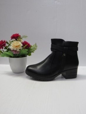 Botki damskie ocieplane na obcasie (36-41) HL61733 BLACK