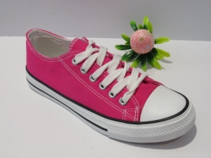 Trampki damskie na płaskim (36-41) LD8A07 PINK