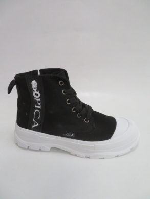 Trampki damskie na płaskim (36-41) X-2106 BLACK