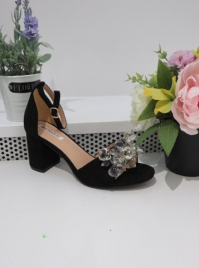 Sandały damskie na obcasie (36-41) HB2518 BLACK