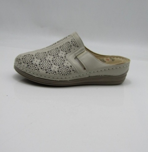 Klapki damskie na płaskim (36-41) 6922-3 BEIGE