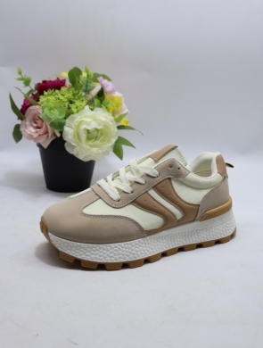 Buty sportowe damskie na płaskim (36-41) L-86 KHAKI