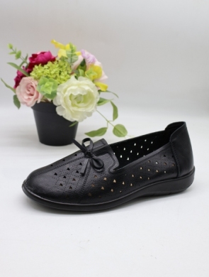 Półbuty damskie na płaskim (36-41) X8116 BLACK