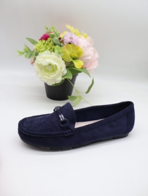 Mokasyny damskie na płaskim (36-41) 6358 NAVY
