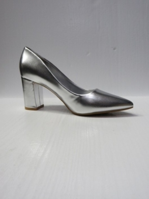 Czółenki damskie na obcasie (36-41) XYH-23908-2 SILVER