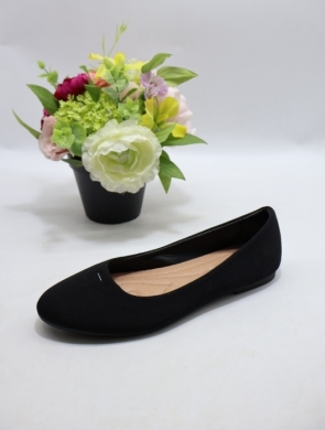 Baleriny damskie (39-42) 3001-3 BLACK
