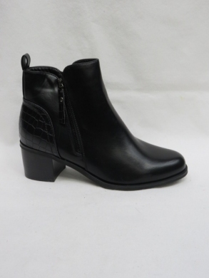 Botki damskie ocieplane na obcasie (36-41) 0-179 BLACK