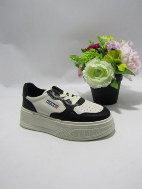 Buty sportowe damskie na płaskim (36-41) 9108 BLACK