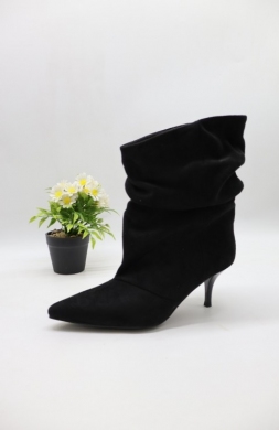 Botki damskie na szpilce (36-41) 52268 BLACK