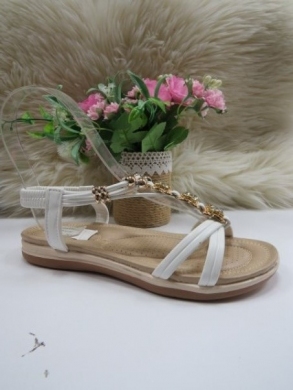 Sandały damskie na płaskim (36-41) Z-5 WHITE