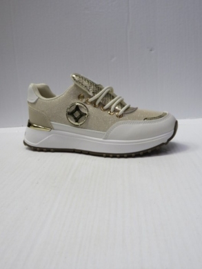 Buty sportowe damskie na płaskim (36-41) 3650-16 BEIGE