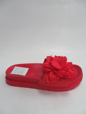 Klapki damskie na płaskim (36-41) LS18-7 RED