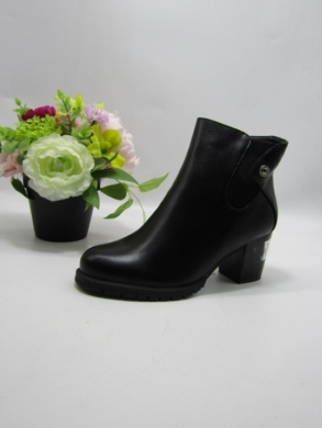 Botki damskie ocieplane na obcasie (36-41) S99-1 BLACK