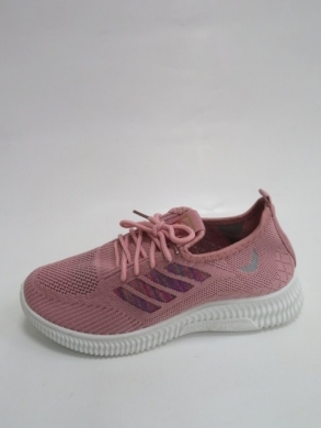 Buty sportowe damskie na płaskim (36-42) 92062 PINK/WHITE