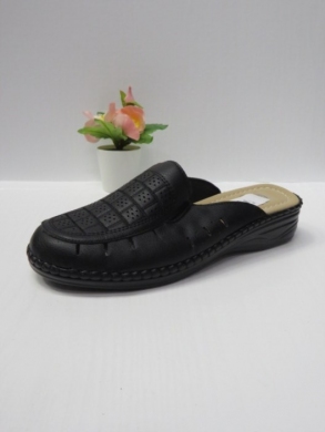 Klapki damskie na koturnie (39-43) DJ19-11 BLACK