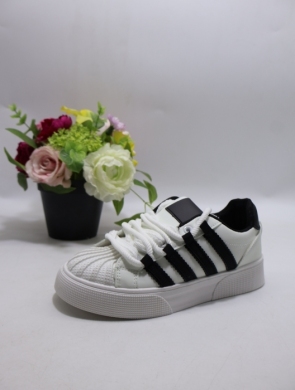 Buty sportowe damskie na płaskim (36-41) AF23-320 WH/BL