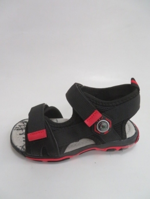 Sandały chłopięce (25-30) D962 BLACK/RED