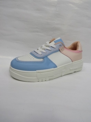 Buty sportowe damskie na płaskim (36-41) XJ-6 WHITE/BLUE