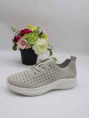 Buty sportowe damskie na płaskim (36-41) 8-161 GREY