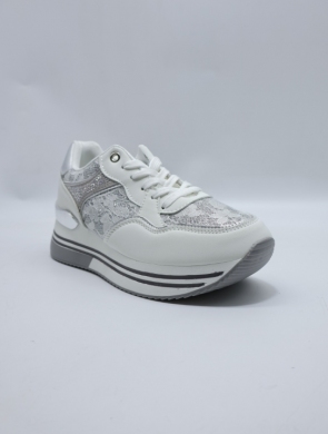 Buty sportowe damskie na płaskim (36-41) WW245 WHITE