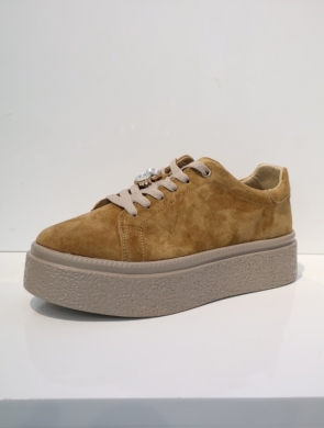 Buty sportowe damskie na płaskim (36-41) GD-FT-117A CAMEL