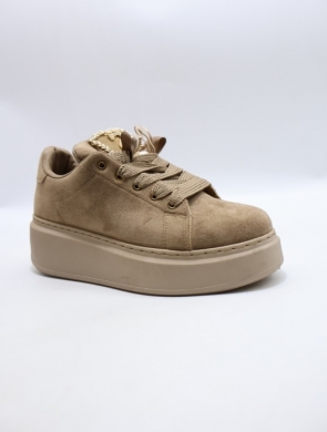 Buty sportowe damskie na płaskim (36-41) GA8813-3 KHAKI